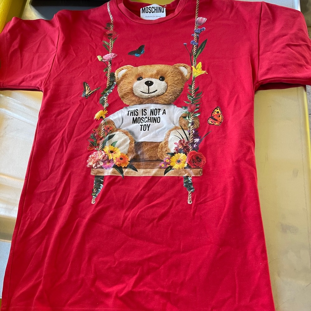 Moschino Red Tshirt dress